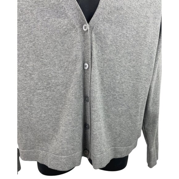 Brooks Brothers Womens Size XL Grey Long Sleeve Button Up Cardigan Sweater - Picture 3 of 6